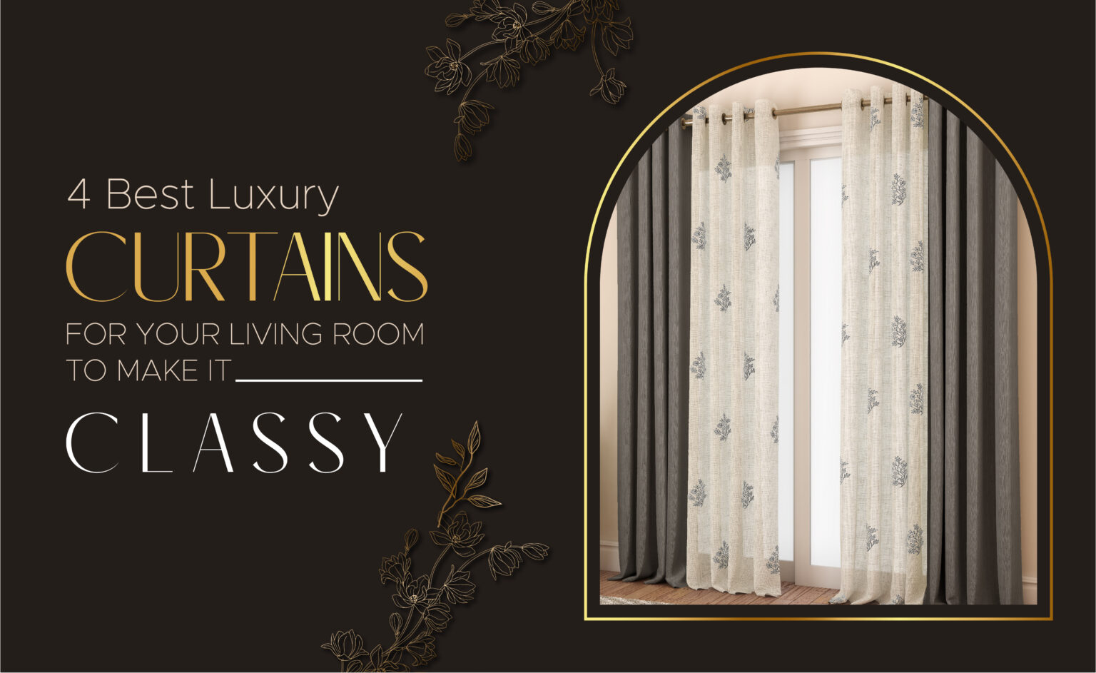 4 best Luxury curtains for living room Curtain Label