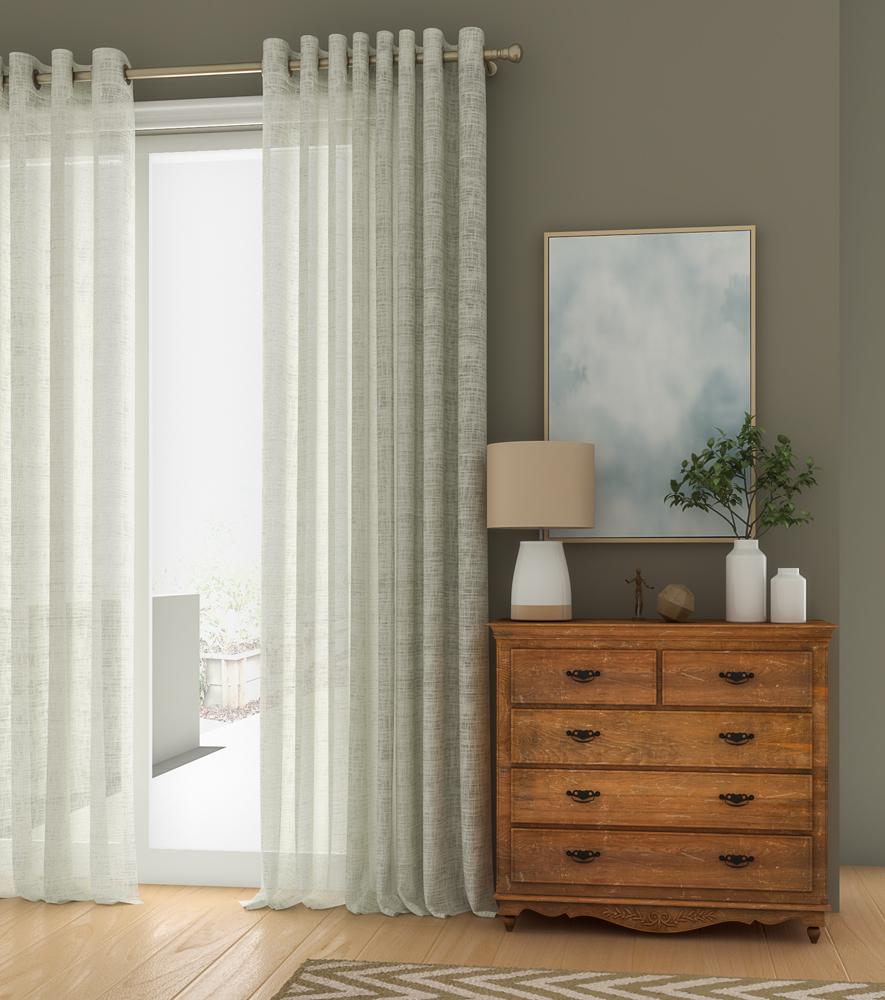 Buy Solid Sheer Window Curtains Online India Curtain Label