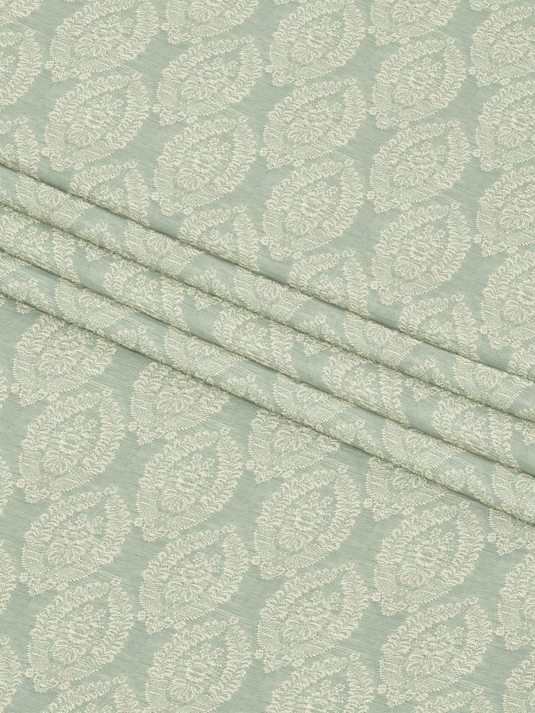 Rentona Fabric Sample Jacquard Floral Fabric 6 Colours Curtain Label