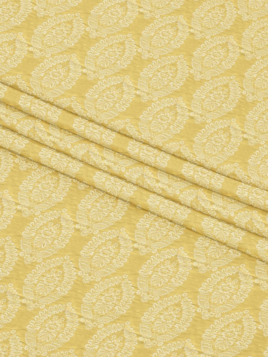 Rentona Fabric Sample Jacquard Floral Fabric 6 Colours Curtain Label